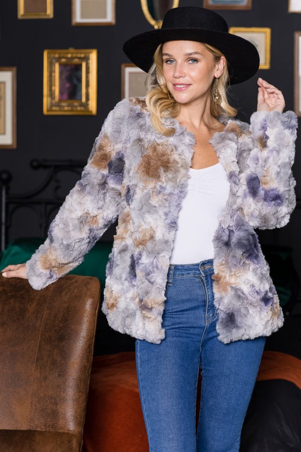 Juliana Faux Fur Jacket - Image 2
