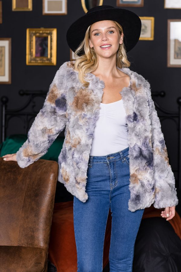 Juliana Faux Fur Jacket - Image 4
