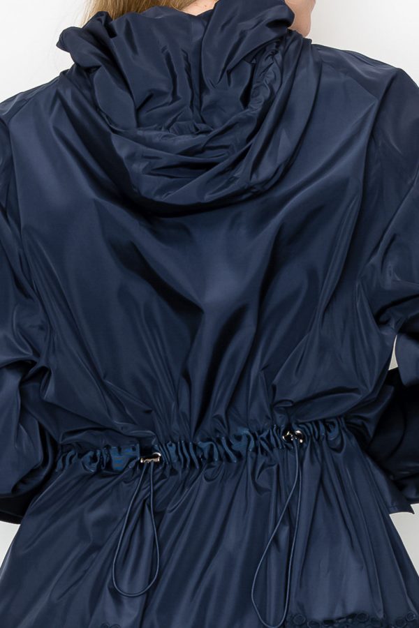 Jadis Woven Windbreaker Jacket with Hoodie - Image 6