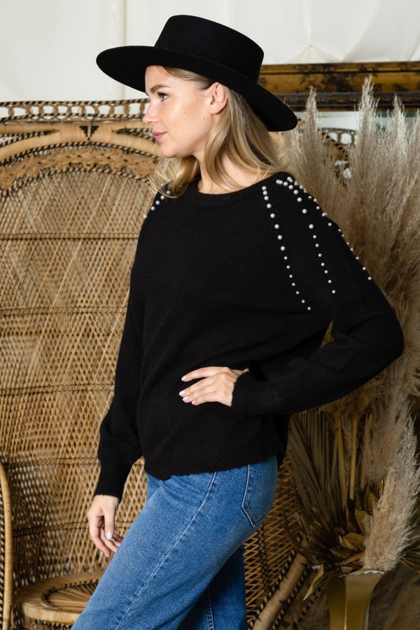 Suze Knitted Sweater with Pearls - Image 12