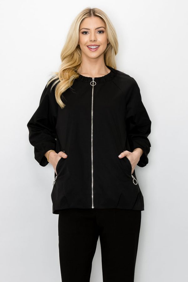 Jerrica Woven Full Zip Jacket - Image 2