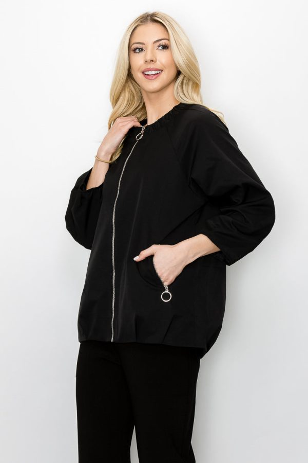 Jerrica Woven Full Zip Jacket - Image 6