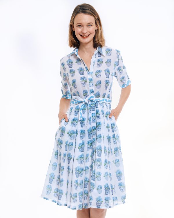Mrs Maisel Dress Chinoiserie And Hydrangeas - Image 3