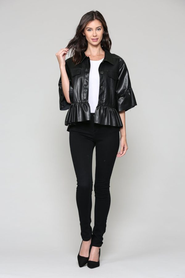 Julia Leather Jacket - Image 2