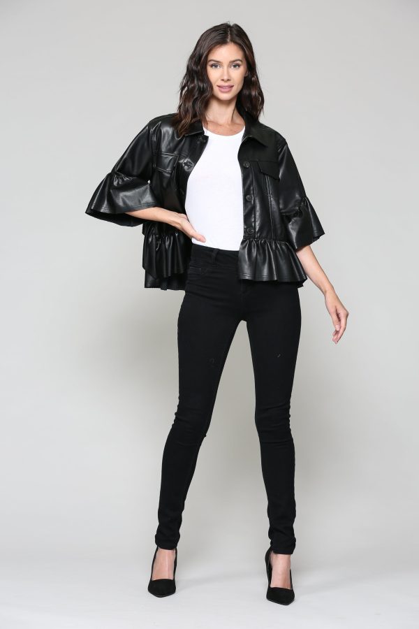 Julia Leather Jacket - Image 3