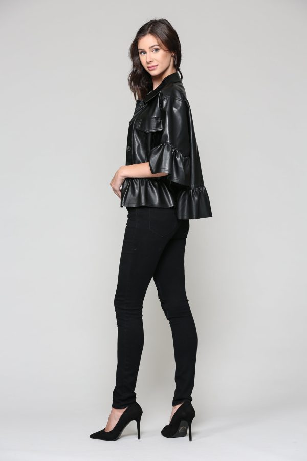 Julia Leather Jacket - Image 8