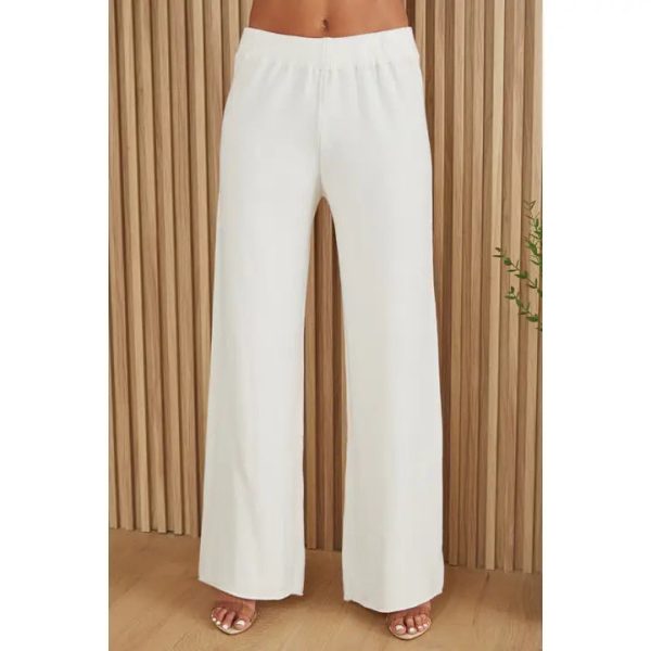 KNIT FLARED PANT - Image 4